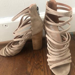 Nude Strappy Heels